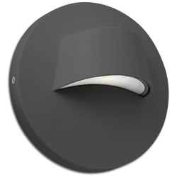 Brow Lampada Da Parete Grigia Scuro Led 3W 3000K Marca - Faro precio