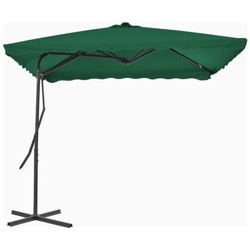 Ombrellone Da Esterni Con Palo In Acciaio 250x250 Cm Verde precio