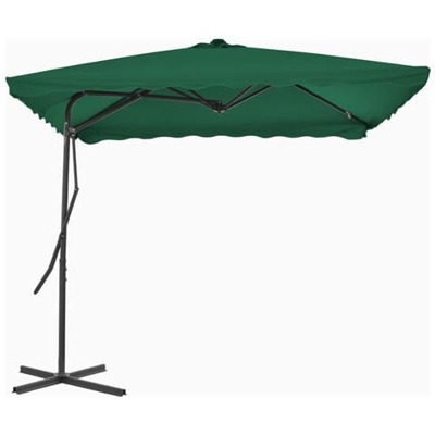 Ombrellone Da Esterni Con Palo In Acciaio 250x250 Cm Verde