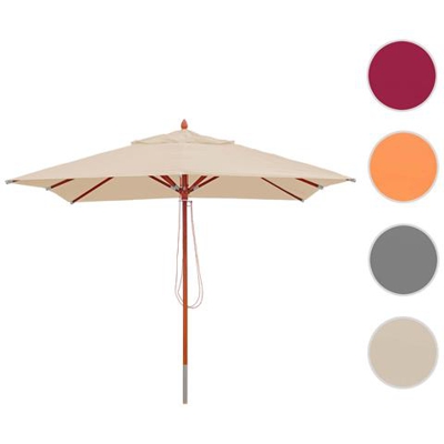 Ombrellone Parasole Hwc-c57 Quadrato 3x3m Avorio