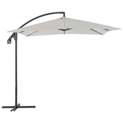 Ombrellone A Sbalzo Con Palo In Acciaio 250x250 Cm Sabbia precio