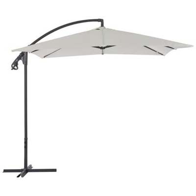 Ombrellone A Sbalzo Con Palo In Acciaio 250x250 Cm Sabbia