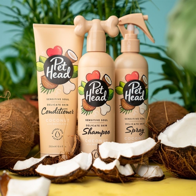 Pet Head Sensitive Soul - Set 3 pz (Shampoo, Balsamo, Spray)