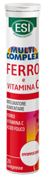ESI MULTICOMPLEX FERRO VITAMINA C 20 COMPRESSE EFFERVESCENTI precio