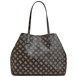 Vikky Women's Large Tote Bag With Pouch In Brown características