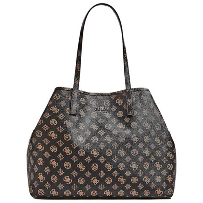 Vikky Women's Large Tote Bag With Pouch In Brown