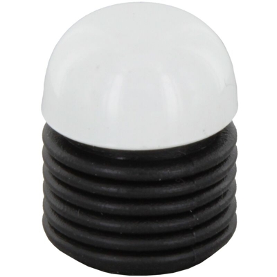 Pomolo pomello per mobili bianco e nero 20 mm 25 pezzi art. P2348.21 - Cafim