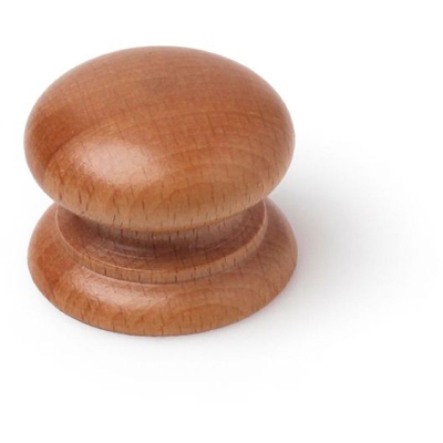 Pomolo stile classico, Faggio, Faggio Lacca Inglese, 47 mm di diametro. Marchio REI