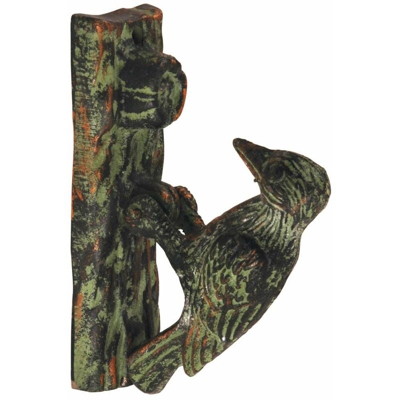 Esschert Design Porta Battente Picchio, Marrone, 5.2 X 10.5 X 16.3, LH27