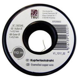 Filo di rame smaltato Diametro (con Isolante)=1 mm 6 m - Tru Components en oferta