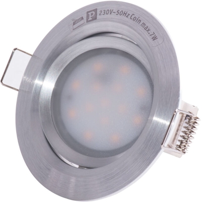 Lampada LED da incasso Paulmann Coin Slim 93902 LED a montaggio fisso Potenza: 6.8 W Bianco caldo