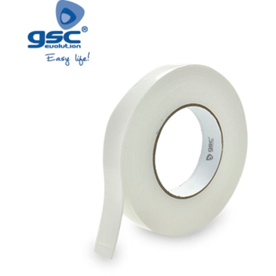 Nastro biadesivo 19mm bianco Garsaco 4102275