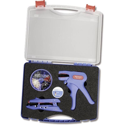 52880002 Kit per crimpaggio 402 parti Boccola 0.5 fino a 6 mm² incl. Pinza spelacavi, incl. Assortimento d - Weicon Tools