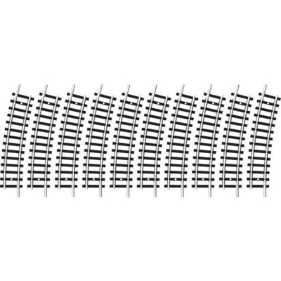 14911 N Minitrix Binario curvo 15 ° 261.8 mm