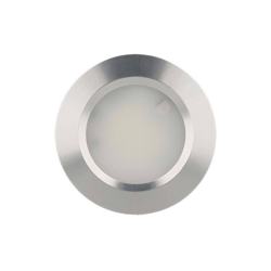 FP2013F Mini Faretto Led Da Incasso Rotondo 3W AC/DC 12V DC 24V Bianco Freddo Foro 50mm Colore Alluminio Satinato - Ledlux características
