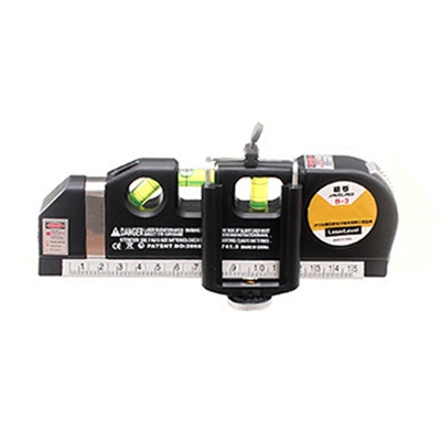 Strumento di misurazione della livella laser multiuso 4in1 con righelli metrici e metro a nastro