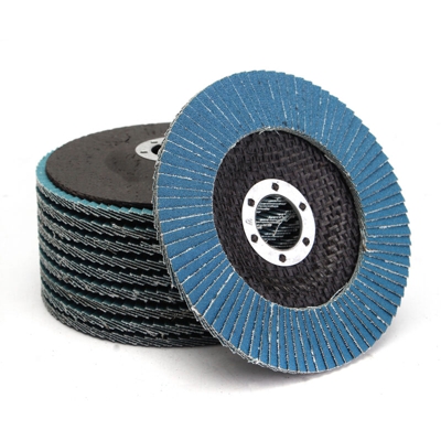 Drillpro - 10pcs 5 pollici 125mm 120Grit Zirconia Zirconia Flap Disco Smerigliatrice angolare Levigatura Mole Strumenti
