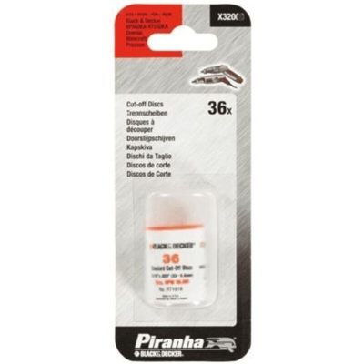 Black&decker - PIRANHA BLACK&DECKER 5 DISCHI CORINDONE BIANCO 125mm GRANA 60 X32001