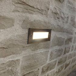 LAGUNA da incasso a parete da esterno 1,5 W IP65 2 coperture | Température de Couleur: Bianco caldo 3000K precio