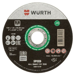 Dischi da Taglio 230x1,9 Disco Mola Veloce per Inox 1 pz 0664132301 Wurth precio