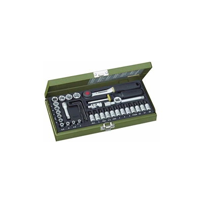 Proxxon 23080 - Set chiavi a tubo, 1/4', 36 pezzi
