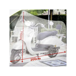 Lifetime Garden - Telo Coprimoto Copri Moto Bici Scooter Bicicletta 110x200cm Bianco Impermeabile precio