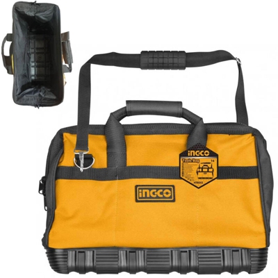 Ingco - Borsa p/attrezzi base plastica 40cm