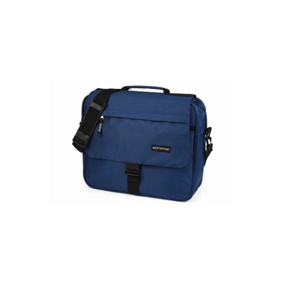 Lebez - Niji 5491-BL borsa a tracolla da uomo Nero, Blu Tessuto