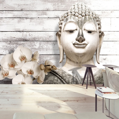 Fotomurale Buddha sorridente cm 250x175 - Artgeist