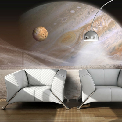 Fotomurale - Piccolo e grande pianeta - 350x270