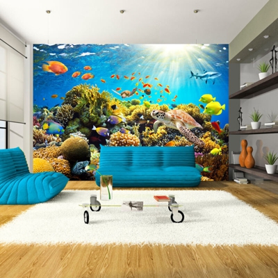 Fotomurale Terreni sottacqua cm 250x175 - Artgeist