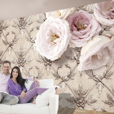 Fotomurale Romantic beige cm 250x175 - Artgeist