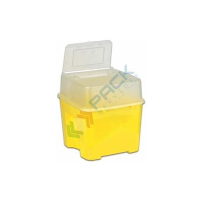 Pack Services - Contenitore per una corretta e sicura eliminazione di siringhe e aghi usati, capacità 3,5 Lt