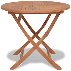 Tavolo Pieghevole Per Esterno In Massello Di Teak Tondo 85x76cm precio