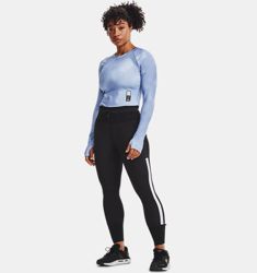 Maglia a manica lunga UA Run Anywhere Cropped da donna precio