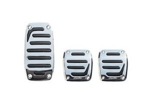 Simoni Racing - Pedali Joker Smile cromo c/gommini neri