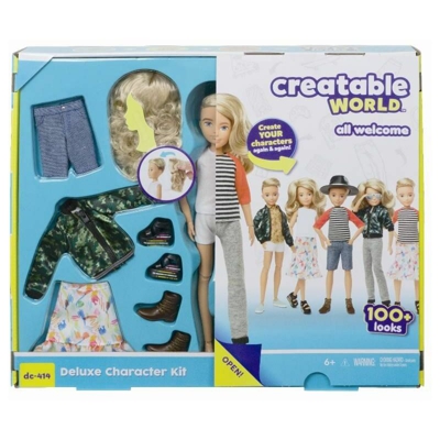 Bambola Deluxe Capelli Biondi Corti Creatable World GGT67 - Mattel