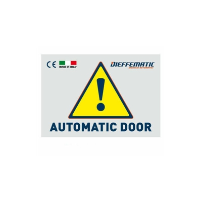 Cartello Monitore Segnalazione Automatic Door Elettrico Cancello Accesso
