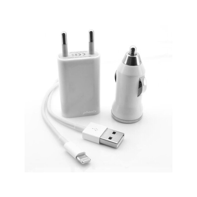 Phonix APPL1KIT Caricabatterie per dispositivi mobili Auto, Interno Bianco