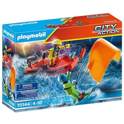 Playmobil® City Action Salvataggio di kitesurfer con la barca 70144