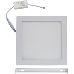 Jhonsorr - Pannello Plafoniera soffitto LED 18W Quadrato incasso impermeabile luce fredda precio