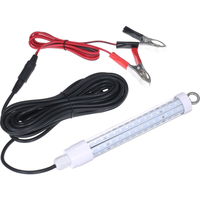 10W DC12 / 24V LED pesce che attrae luce pesca subacquea luce luce pesca notturna luce bianca