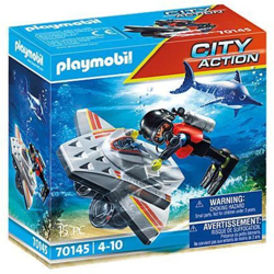 Playmobil® City Action Operazione di salvataggio dello scooter subacqueo 70145 en oferta