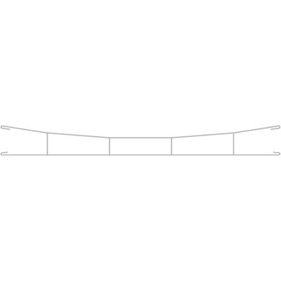 Viessmann 4134 H0 Filo di contatto H0 Fleischmann Profi, H0 RocoLine (senza massicciata) 140.0 mm 5 pz.
