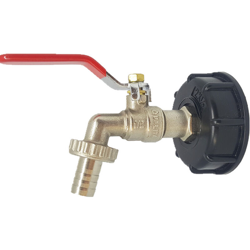 (Tappo filettato / Adattatore per rubinetto) Leva da 1/2 "IBC S60X6 Adattatore per serbatoio Rubinetto da giardino in ottone Connettore per tubo características