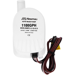 Pompa di sentina 1100GPH Pompa acqua 24V DC Pompa acqua Pompa sommergibile applicabile a camper Modello fontana per yacht G1100-40-24 (24V) características