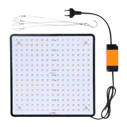 Grow Light 225 LED Lampada a spettro completo Ultrasottile Pannello idroponico Lampadine a sospensione Crescita interna Pianta Veg Fiore Frutta en oferta