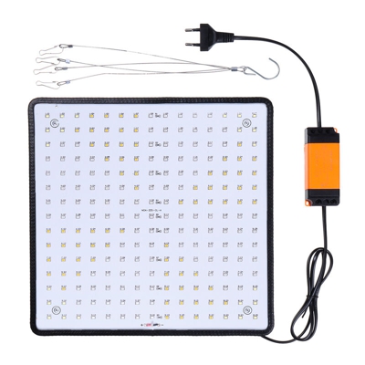 Grow Light 225 LED Lampada a spettro completo Ultrasottile Pannello idroponico Lampadine a sospensione Crescita interna Pianta Veg Fiore Frutta