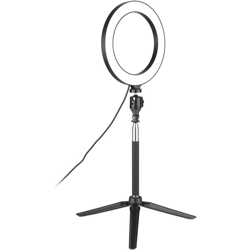 Anello da 8 pollici con supporto per treppiede regolabile Dimmerabile Selfie Makeup Ringlights con 3 modalit características