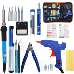 Set di saldatori elettrici Pompa dissaldante per saldare Colla hot melt G A Set di utensili manuali EU 220V características